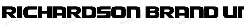 Richardson Brand Uni字体转换